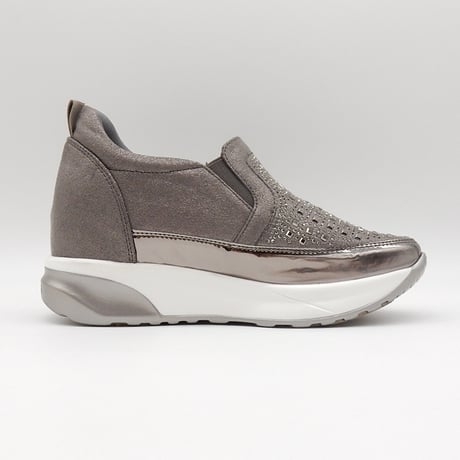 WX9882 SQUARE BIJOU SLIP-ONS SNEAKER