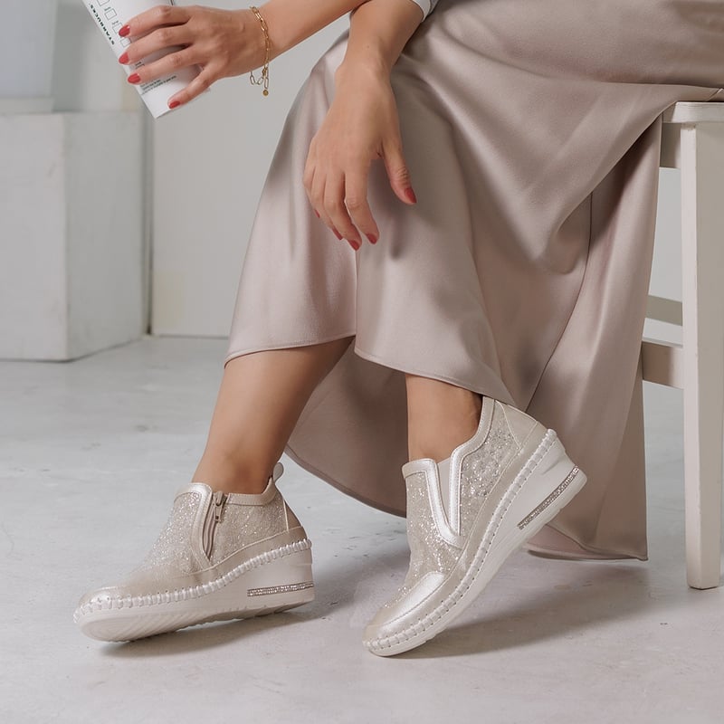 WX5901 SEQUIN TULLE SNEAKER | MUUM