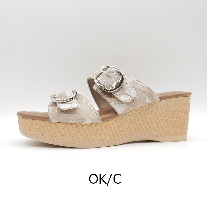 WX7301 DOUBLE BELT MULE SANDAL | MUUM