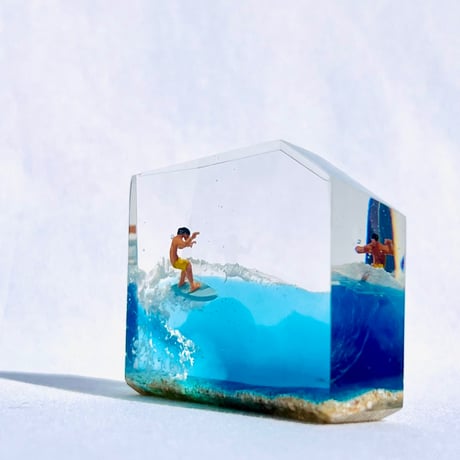 CrystalCube S Long size  Blue fish