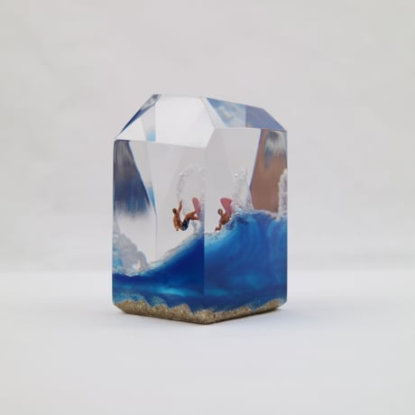 CrystalCube(C.C.) M size pink fish
