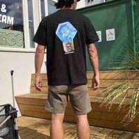 CrystalCube M size Black tee tiki