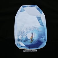 CrystalCube L size Black tee