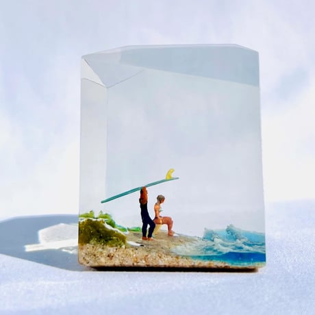 CrystalCube(C.C.) L size On the Beach