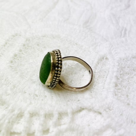Seaglass ring　from BALI