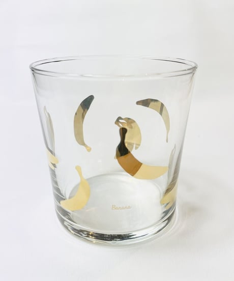 BANANA motif glass