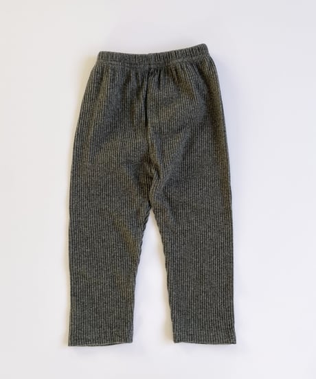 KId's  leggings         ivory/charcoal gray
