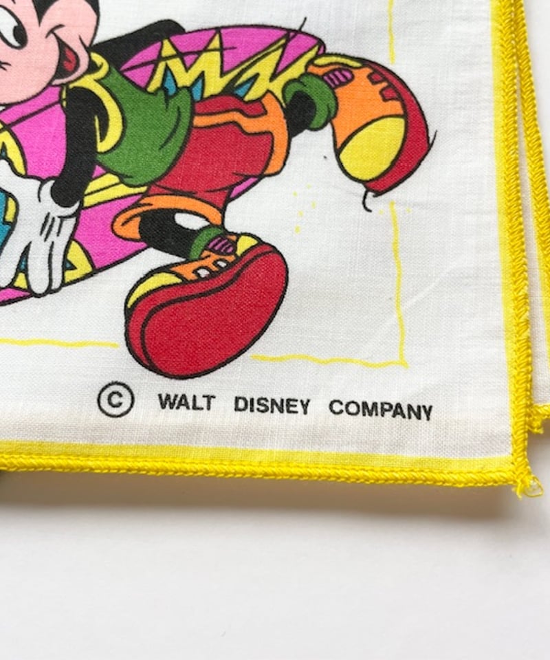 Mickey mouse vintage handkerchief surfing g