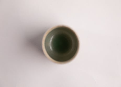 灰釉筒湯呑　Ash-Glazed Cylindrical Teacup　R8-048-4