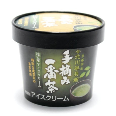 【北川半兵衛商店】手摘み一番茶抹茶アイスクリーム　４個セット