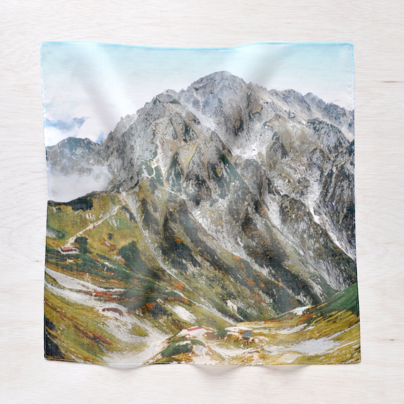 ト*ン様 山の風景 日本画 約70cm x 80cm original