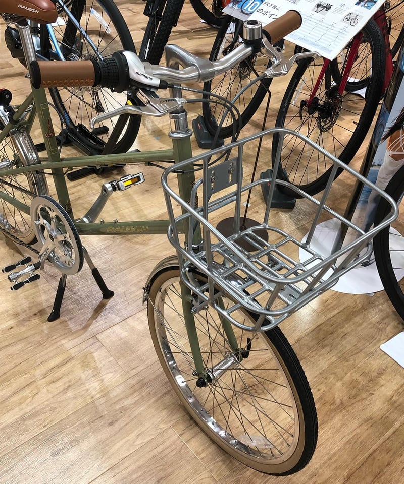 人気ブランドの新作 ミニベロ 【美品錆無し】RALEIGH RSM カーキ