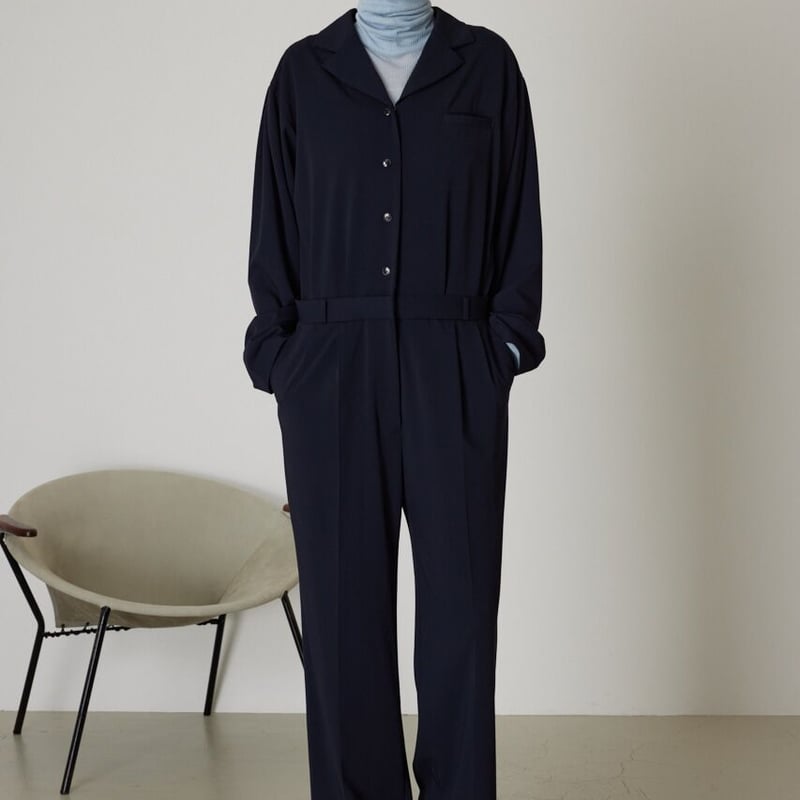 【美品】RIM.ARK リムアーク オールインワン 黒 36 Ｍサイズ リムアーク オールインワン RIM.ARK(リムアーク)｜Modern twill all in