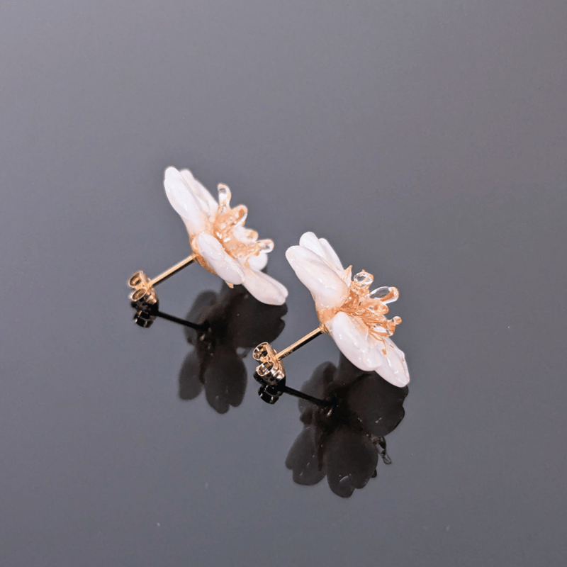 K18】【受注制作】Everpink. 本物のお花 厳選花で仕上げる桜の K18】【受注制作】Everpink. 本物のお花 厳選花で仕上げる桜の