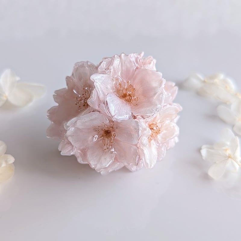 受注制作／1ヶ月程でのお届け】Everpink Sakura. 本物のお花 満開桜の