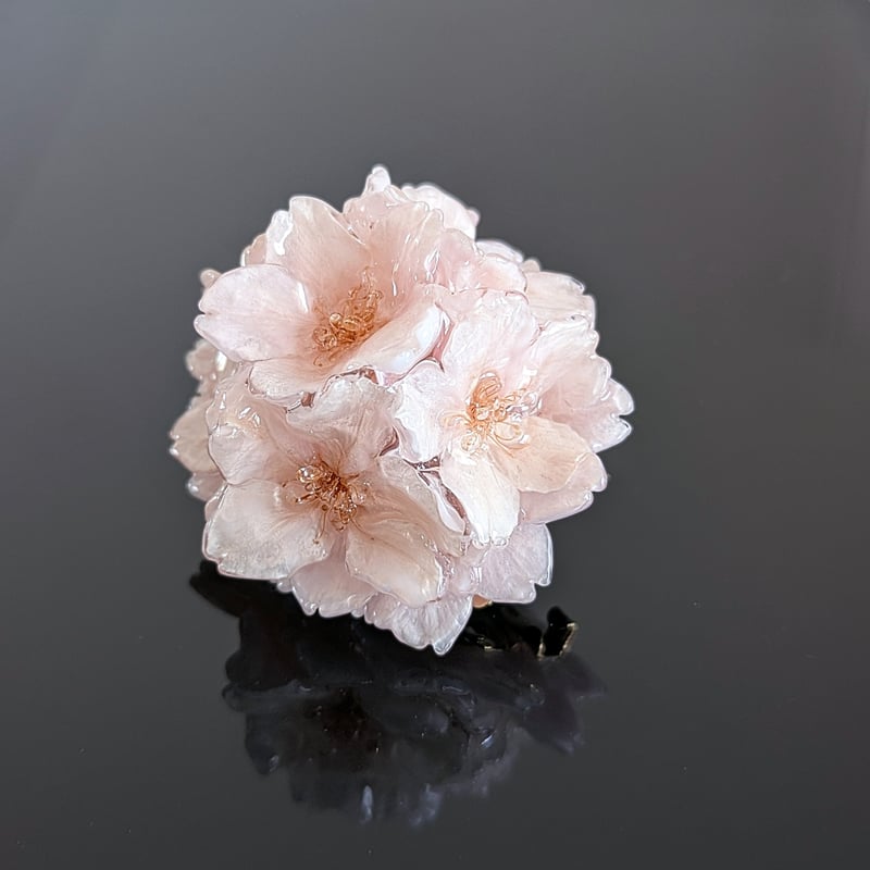 受注制作／1ヶ月程でのお届け】Everpink Sakura. 本物のお花 満開桜の