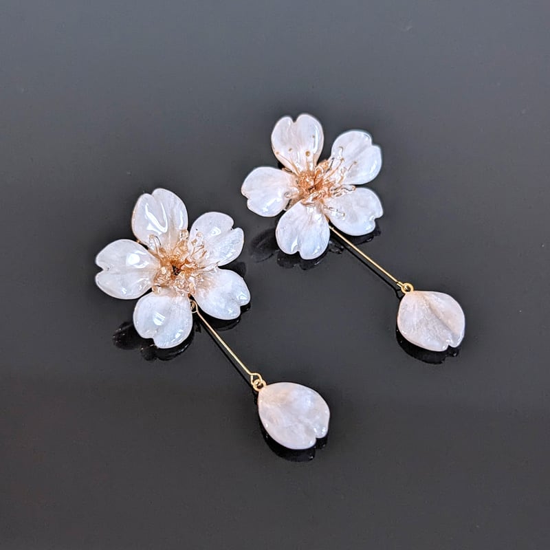 PONTAdeSU3様　5点おまとめ　本物のお花のピアス　イヤリング 500x0.jpg