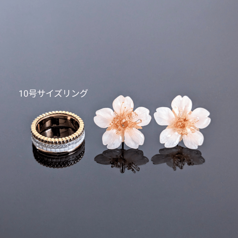 K18】【受注制作】Everpink. 本物のお花 厳選花で仕上げる桜の K18】【受注制作】Everpink. 本物のお花 厳選花で仕上げる桜の