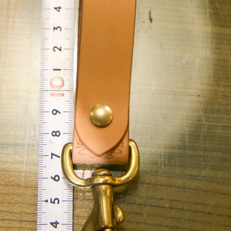 レザーベルトループ　キーホルダー　Leather Belt Loop Keychin