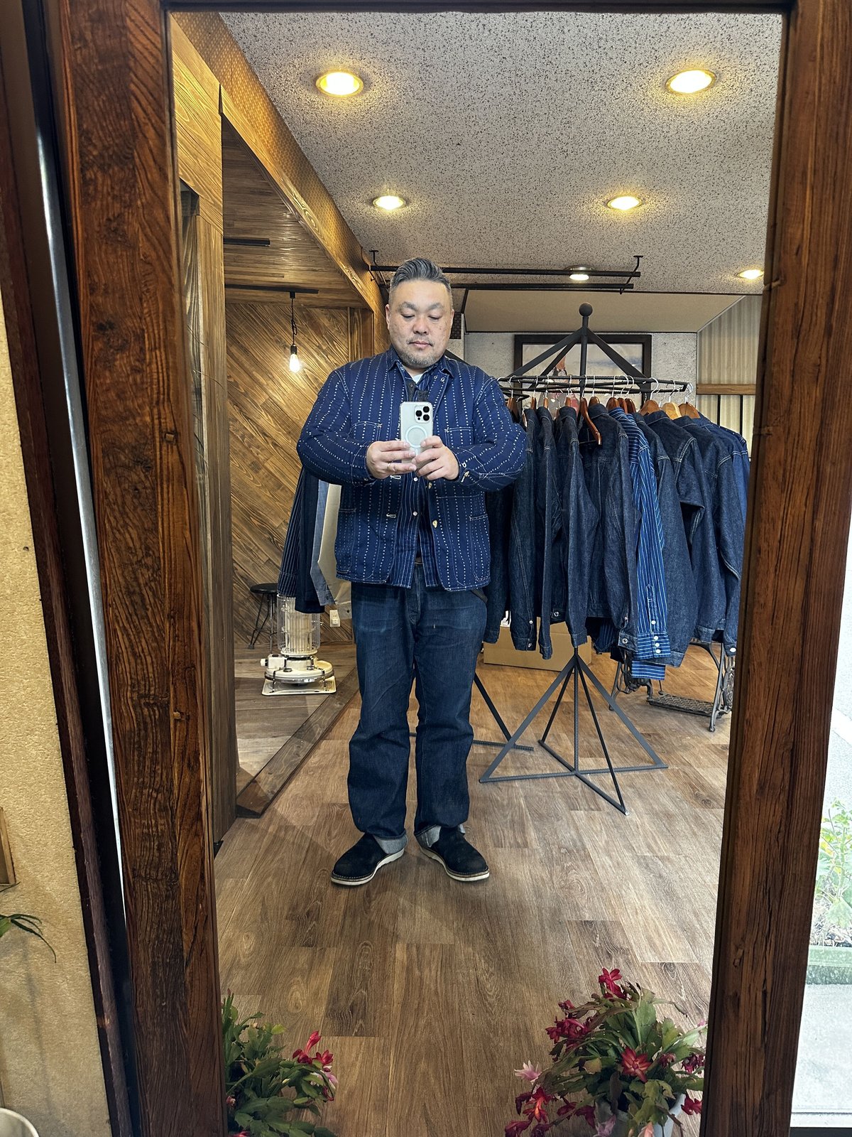 Cathartt Chore Coat Paw Stripe ケイタ Cathartt Chore Coat Paw Stripe – TCB JEANS