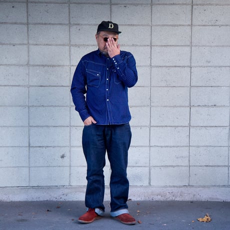 TCB　RANCHMAN 　Shirt 　BLUE WABASH