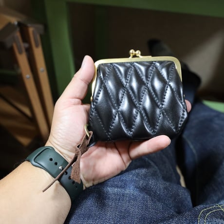 BIKERS GAMA WALLET ダイヤステッチ　ホースハイド（馬革）