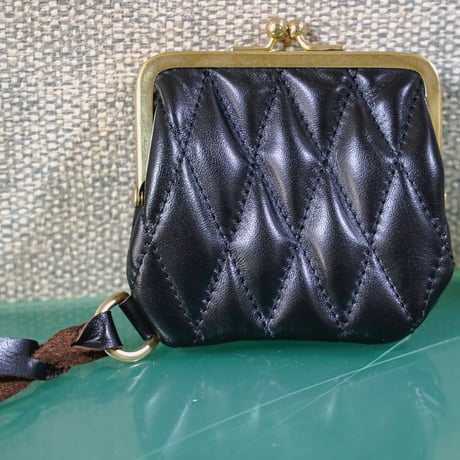 BIKERS GAMA WALLET ダイヤステッチ　ホースハイド（馬革）