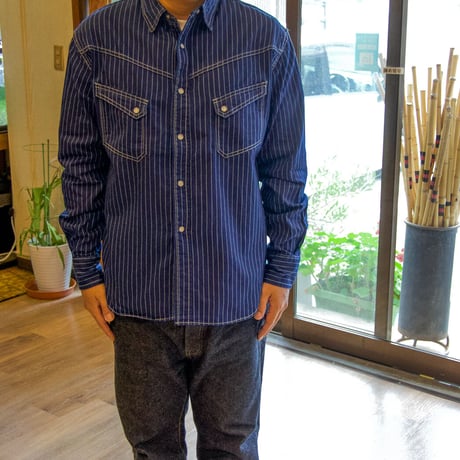 TCB　RANCHMAN 　Shirt 　BLUE WABASH