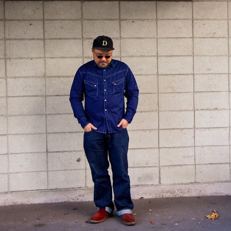 TCB　RANCHMAN 　Shirt 　BLUE WABASH