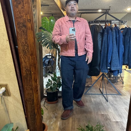 S40’s Cord Jacket salmon pink