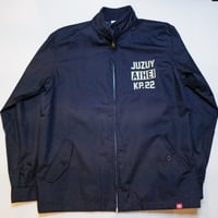 JUZUYAIHEIロゴ スウィングトップジャケット ネイビー