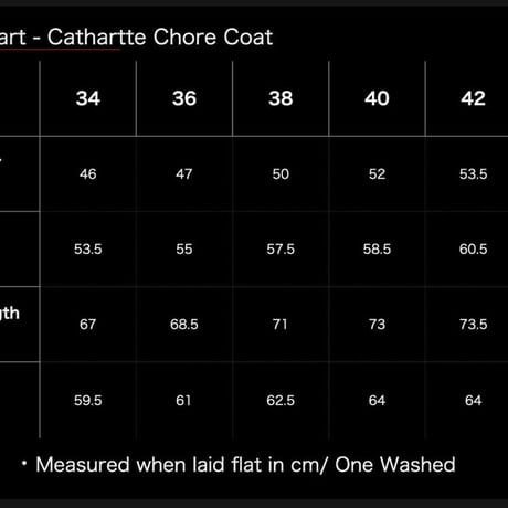 Cathartt Chore Coat Paw Stripe