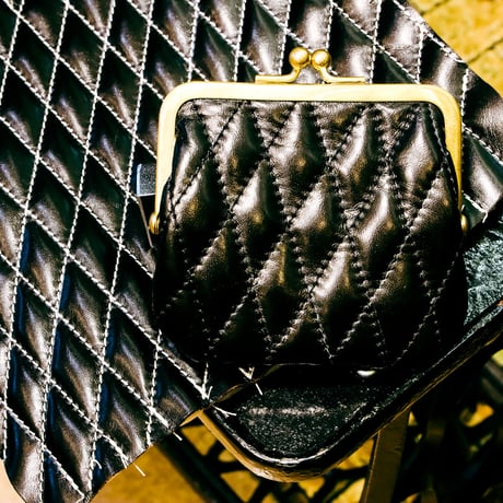 BIKERS GAMA WALLET ダイヤステッチ　ホースハイド（馬革）