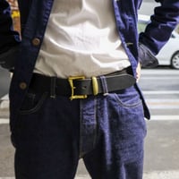 革屋伊平　クイックバックルベルト　クロムエクセル