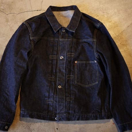 TCB JEANS S40's Jacket 赤タブラスト
