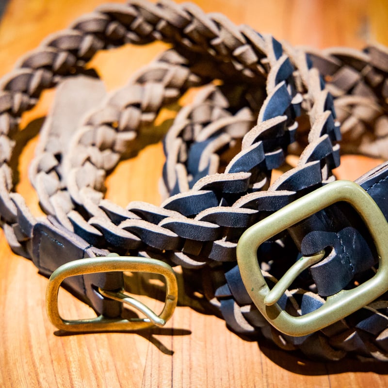 クロムエクセル厚手メッシュベルト ブラック 約40mm | 数珠屋伊平