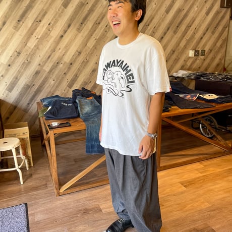 KAWAYAIHEIロゴTシャツ