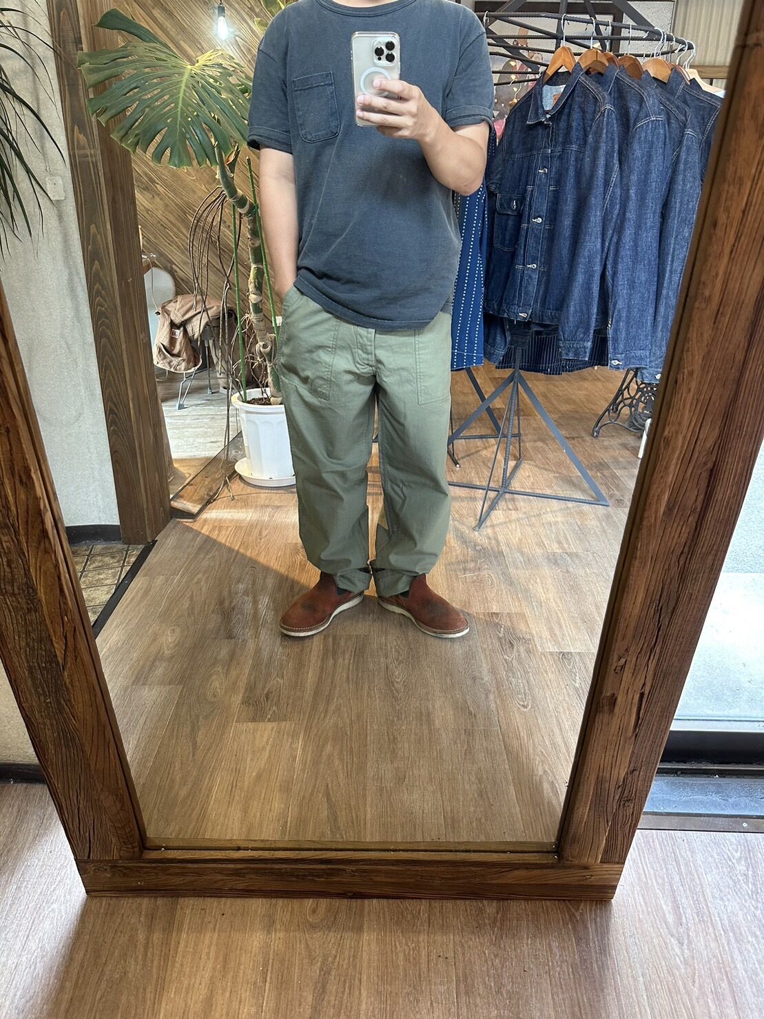 TCB Jeans TCB 50's BAKER PT OLIVE | 数珠屋伊平