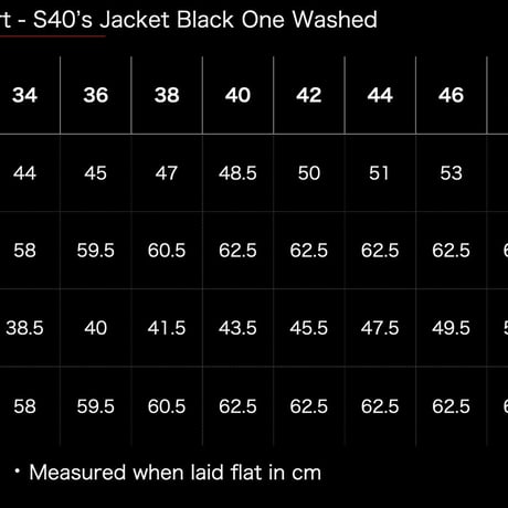 S40's Jacket Black&Black