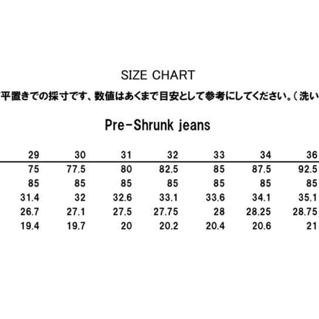 TCB Pre-shrunk jeans (type 505)