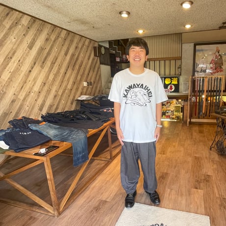 KAWAYAIHEIロゴTシャツ
