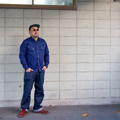 TCB　RANCHMAN 　Shirt 　BLUE WABASH