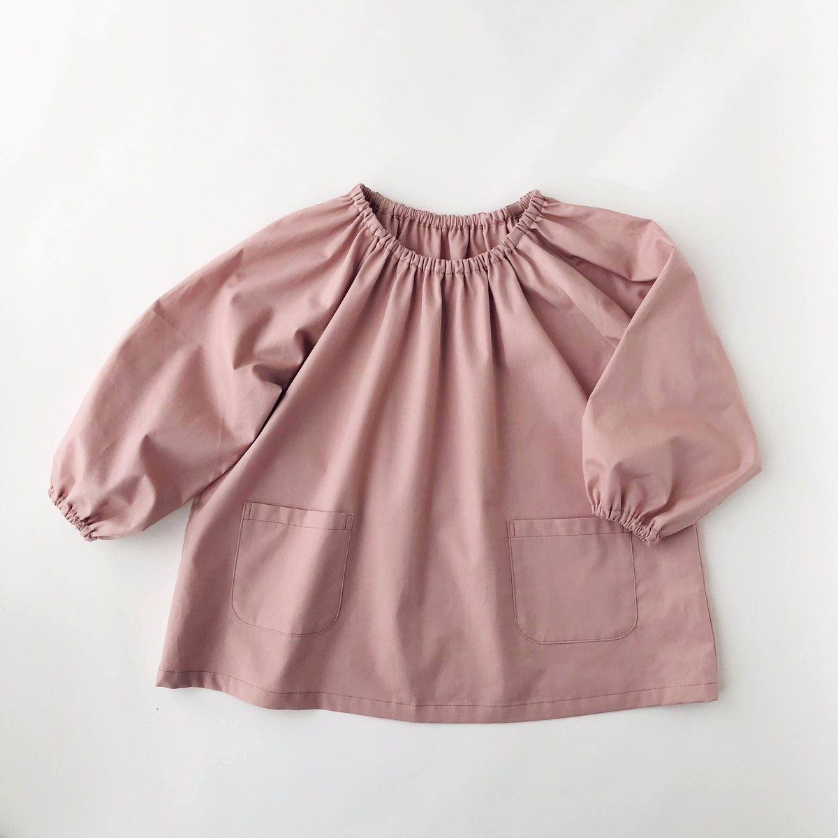 ハンドメイドスモックsize120 リボンNo.254 ハンドメイドスモックsize120 リボンNo.254