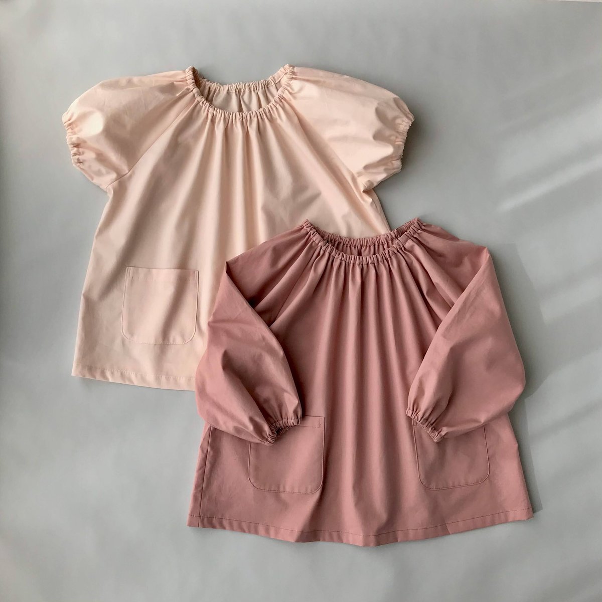 ハンドメイド　おめかしスモック　110 ハンドメイドおめかしスモック110