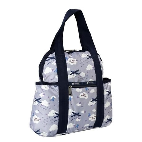 レスポートサック DOUBLE TROUBLE BACKPACK SEND OFF LAVENDER 2442 L059 lesportsac リュック
