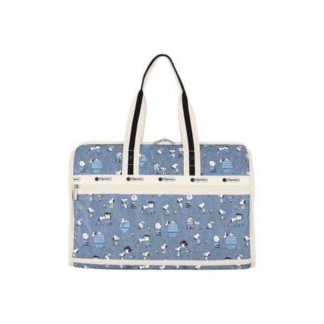 レスポートサック スヌーピー DELUXE MED WEEKENDER PEANUTS HAPPY PALS 4318 HF20 lesportsac ショルダーバッグ