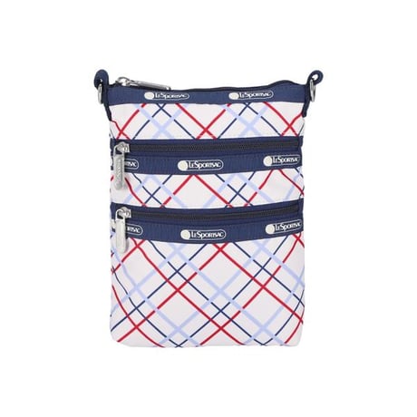 レスポートサック 3 ZIP CROSSBODY MODERN TATTERSALL 4007 E839 lesportsac ショルダーバッグ