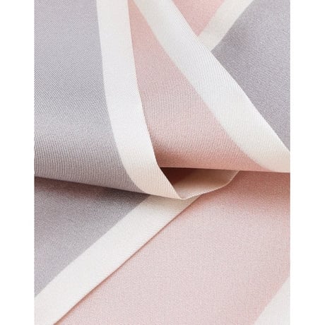 ジルスチュアート リボン シルク スカーフ バイカラー Pink and Grey JILL STUART スカーフ