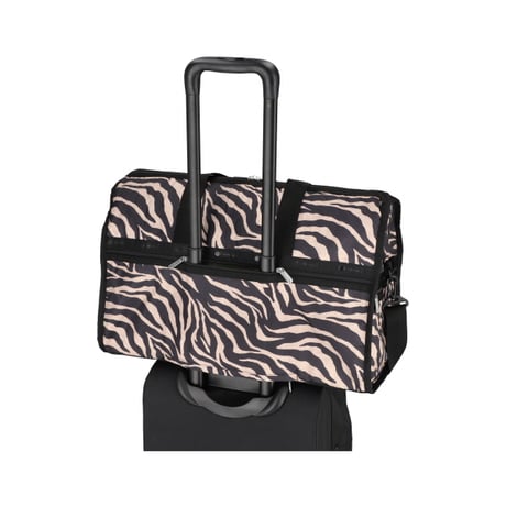 レスポートサック DELUXE LARGE WEEKENDER RAFFIA ZEBRA 4319 HC94 lesportsac ショルダーバッグ