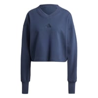 アディダス ALL SZN Ribbed V-Neck Sweatshirt リブド Vネック スウェットシャツ adidas